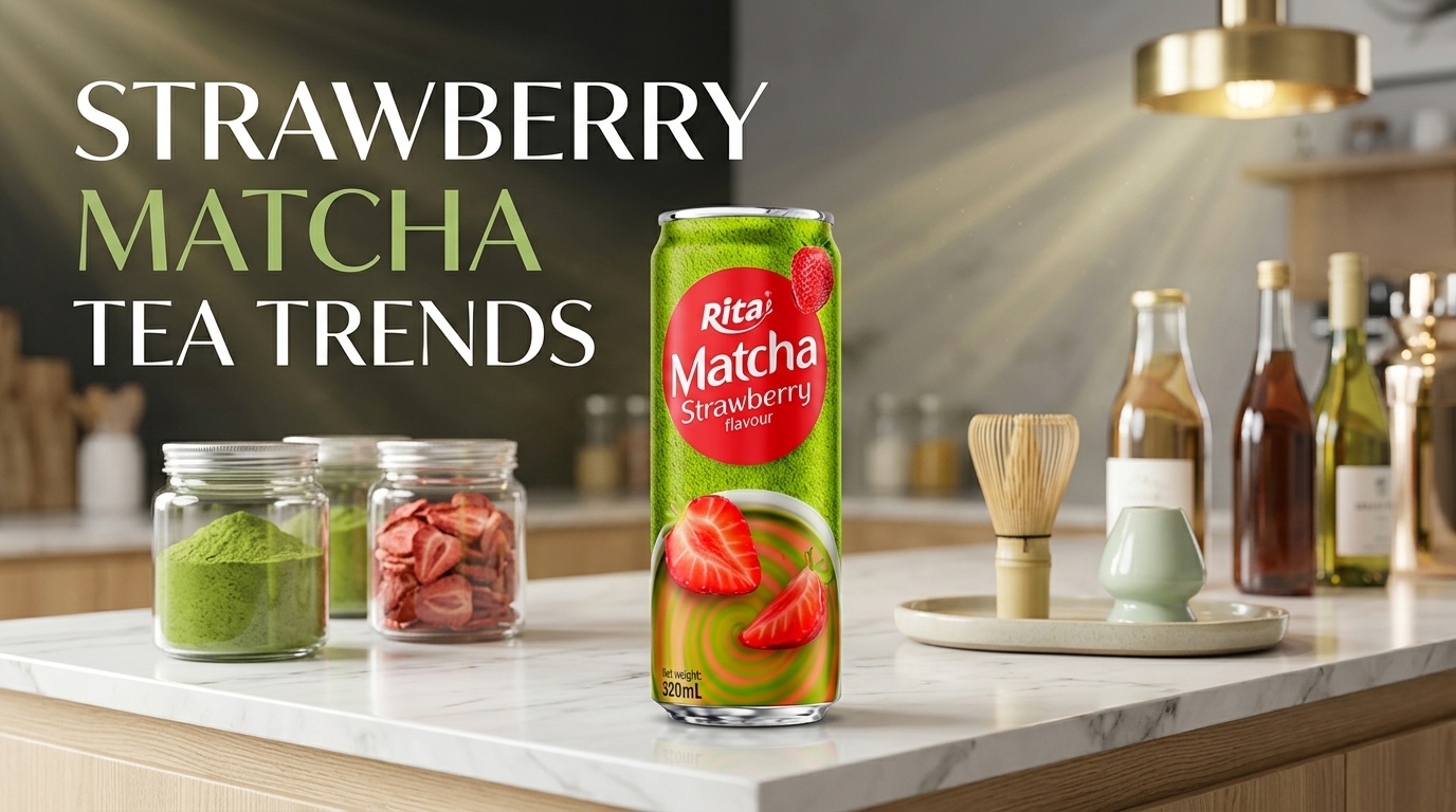 STRAWBERRY MATCHA TEA TRENDS