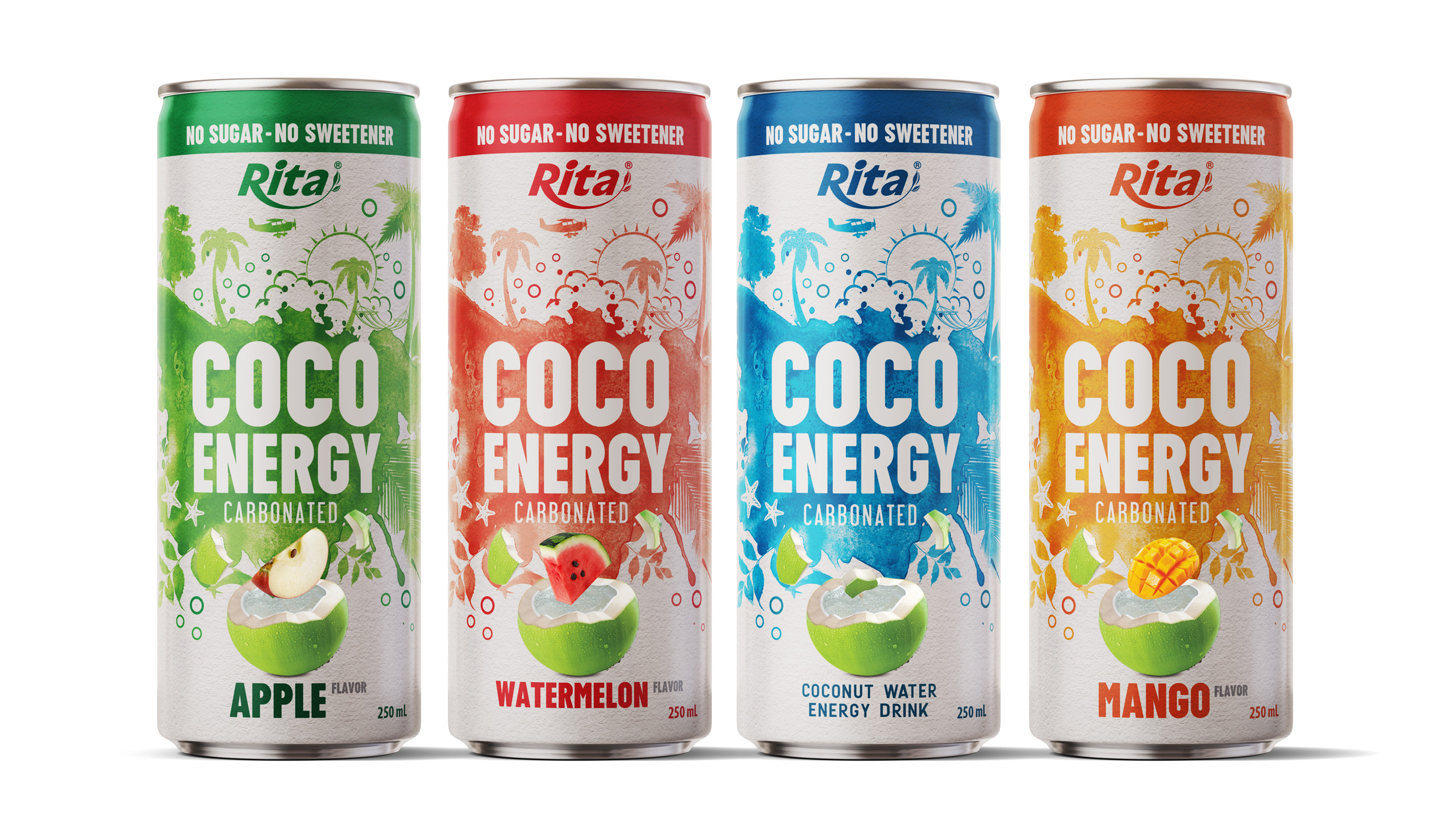 Rita Coco Energy Carbonated Apple Flavor Poster 1