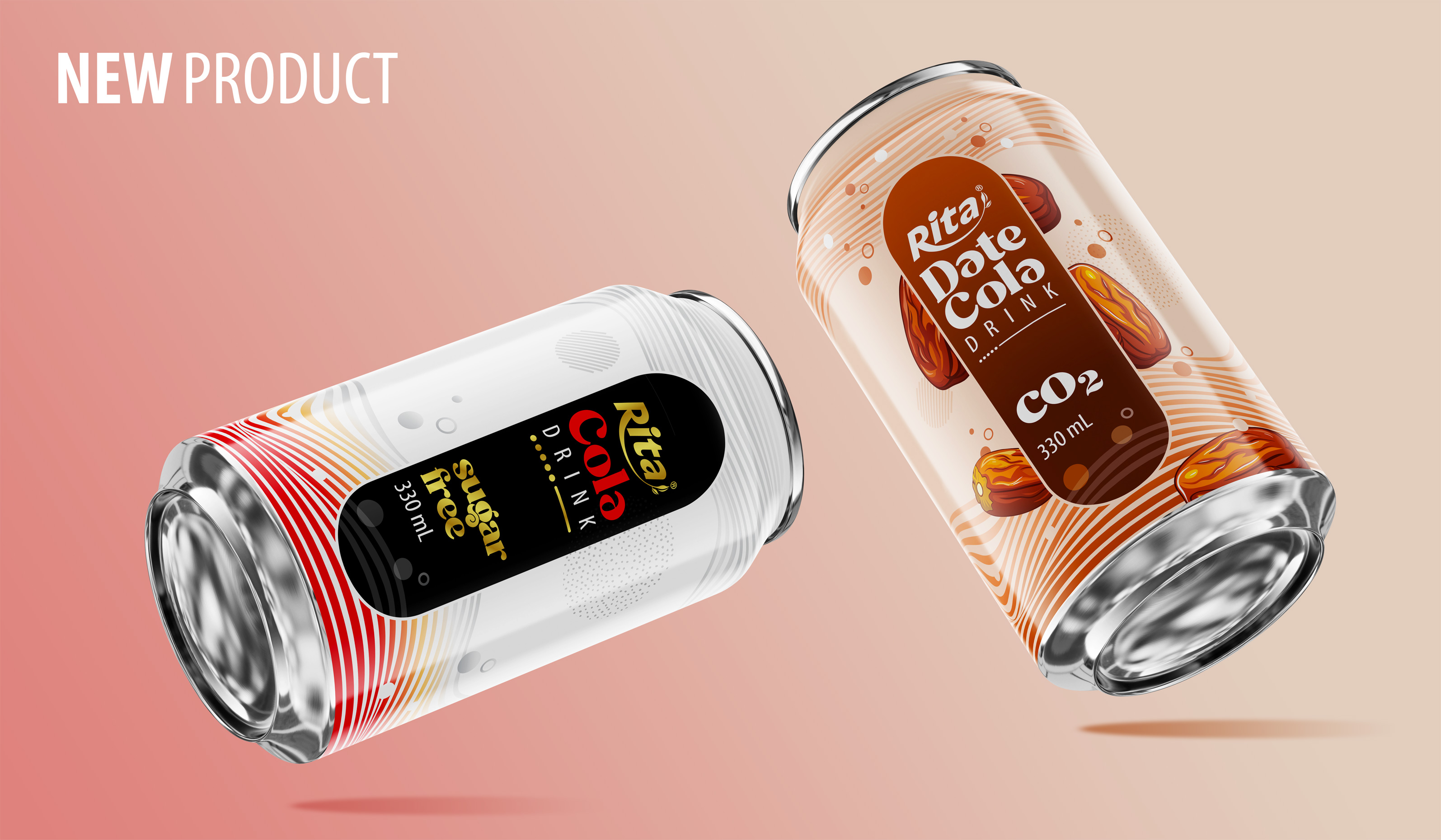 Rita Date Cola Drink CO2 330ml Poster 1
