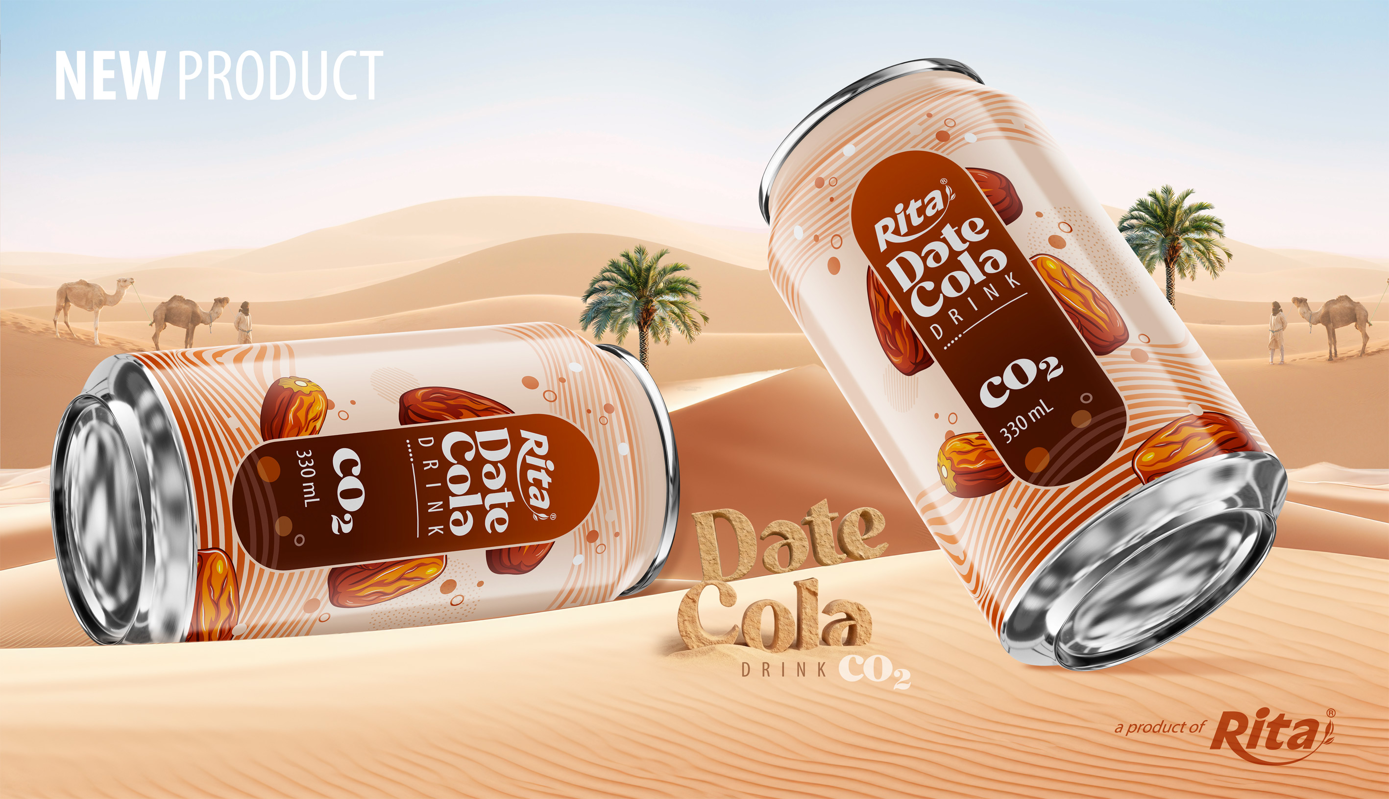 Rita Date Cola Drink CO2 330ml Poster 2
