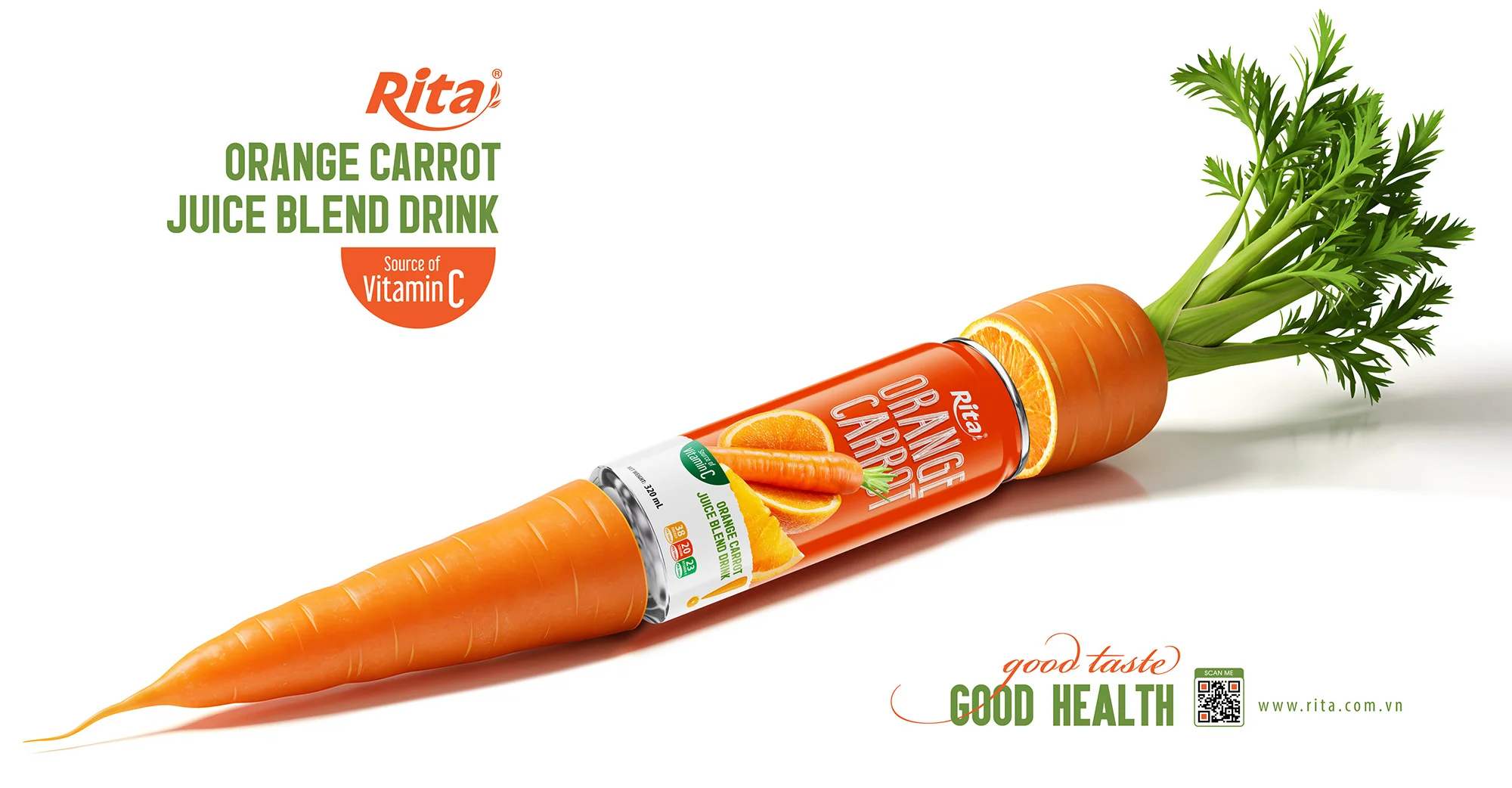 Orange Carrot_330ml can Poster 2