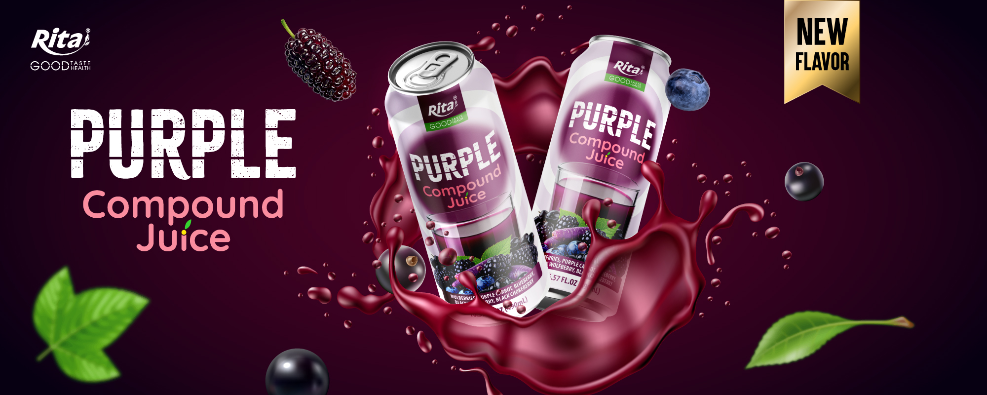Rita Purple Compound Juice 490ml Poster 1