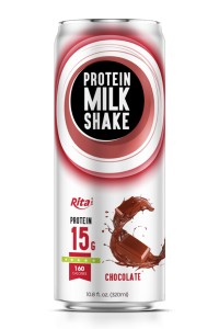 巧克力口味高蛋白奶昔 320ml细长罐