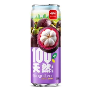100%天然山竹果汁饮料 325ml纤体罐