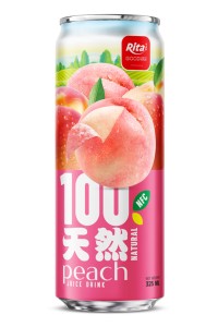100%天然桃汁饮料 325ml 纤体罐
