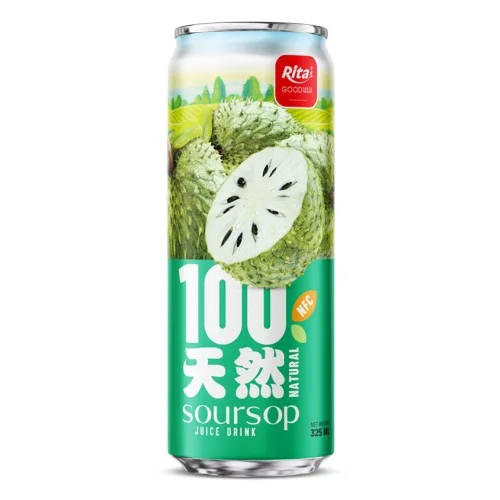 100%天然刺果番荔枝汁饮品 325ml 纤体罐
