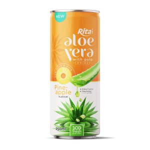 100% 芦荟汁菠萝风味饮料 250ml 罐