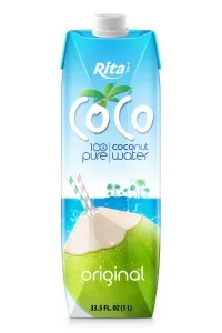 100%有机椰子水原味无添加糖1L纸盒