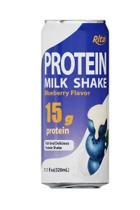 11.1液体盎司蓝莓味蛋白奶昔