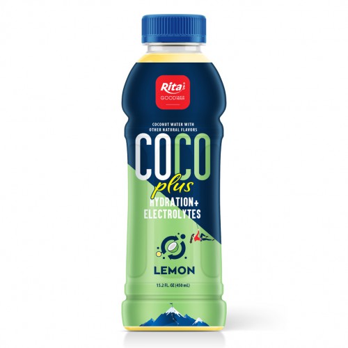 15.2 fl oz Pet Bottle lemon Coconut water  plus Hydration electrolytes 1