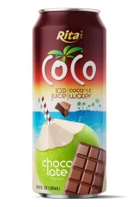 16.9 液体盎司 100% 果汁椰子水巧克力风味