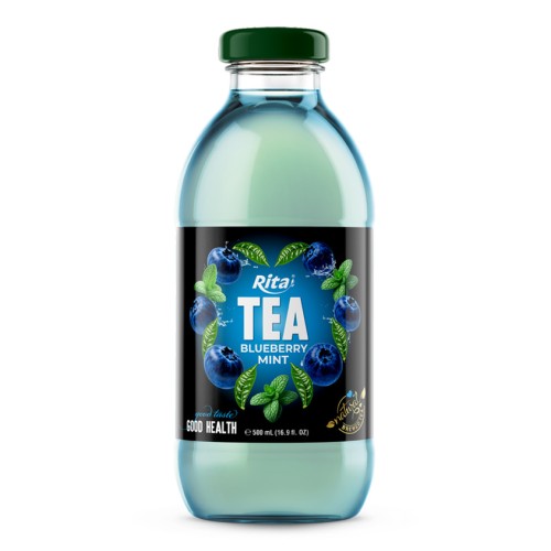 16.9液体盎司天然冲泡蓝莓薄荷茶