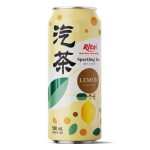 16.9 盎司罐装气泡茶饮料混合柠檬味