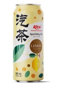 16.9 盎司罐装气泡茶饮料混合柠檬味