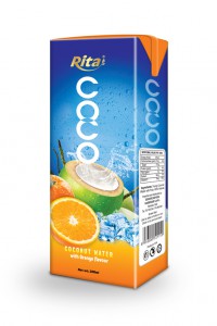 200ml Coconut  water with orange  1