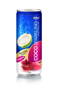 250毫升罐装石榴味含汽椰子水 