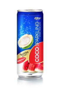 250毫升罐装西瓜味含汽椰子水