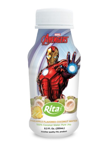 250毫升PP瓶装菠萝味椰子水