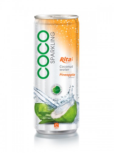 250ml Pineapple flavor Sparkling Coconut Water
