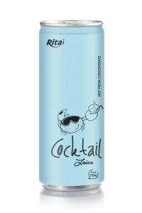 250毫升铝罐装鸡尾酒果汁