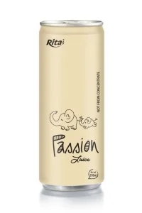 250毫升铝罐装百香果果汁