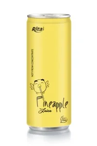 250毫升铝罐装菠萝汁