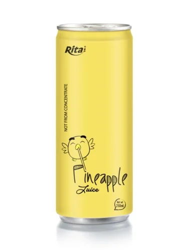 250毫升铝罐装菠萝汁