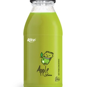 250毫升玻璃瓶装苹果汁