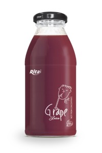250毫升玻璃瓶装葡萄汁
