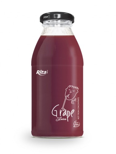 250ml glass bottle  Grape Juice