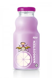 250ml glass bottle mangosteen juice