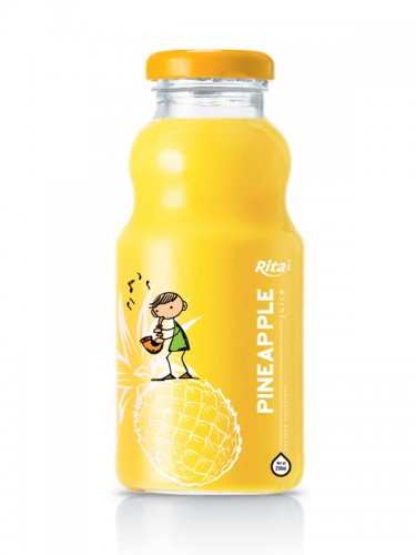 250ml glass bottle pineapple juice