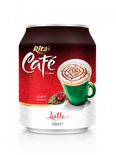 250ml short can Latte coffee