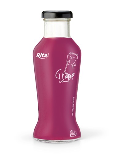 280毫升玻璃瓶装葡萄汁