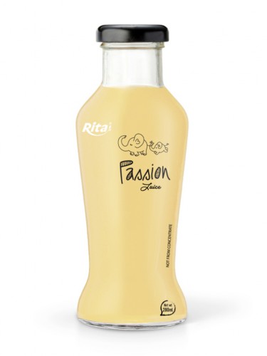 280ml glass bottle  Passion Juice