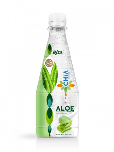 300ml Pet bottle Chia Seed with Aloe Vera Drink