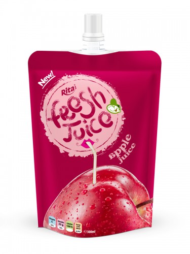 300ml Pouch Apple Juice 