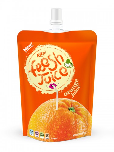 300ml Pouch Orange Juice 