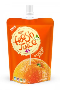 300ml Pouch Orange Juice 