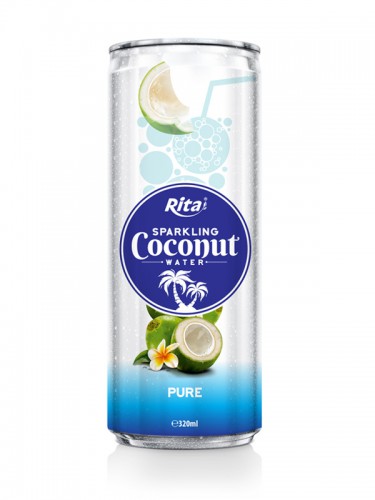 320ml Alu Can Pure Sparkling Coconut Water
