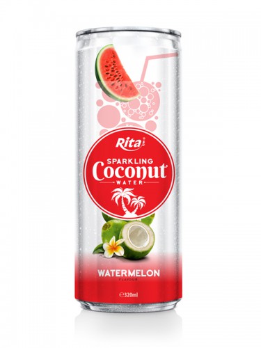320ml Alu Can Watermelon Flavour Sparkling Coconut Water