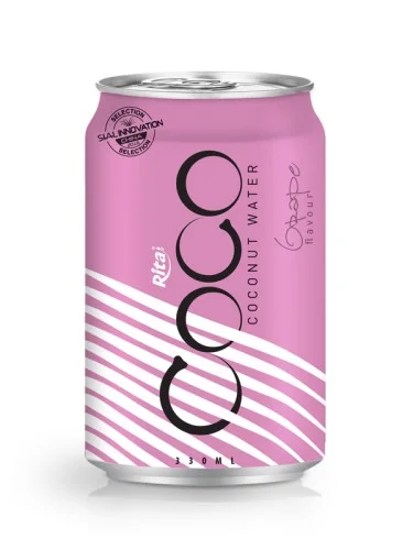 330毫升铝罐装葡萄味椰子水