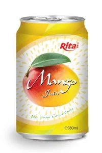 330毫升铝罐装芒果汁