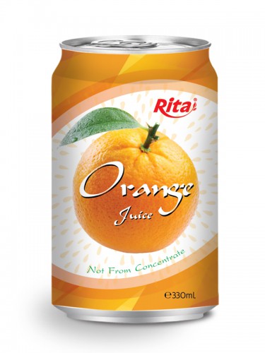 330ml Alu Can Orange Juice