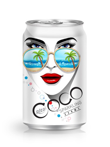 330毫升铝罐装含汽椰子水2