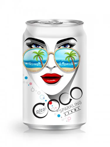 330毫升铝罐装含汽椰子水2