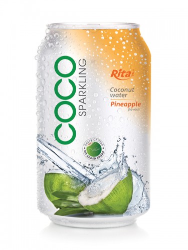 330ml Pineapple flavor Sparkling Coconut Water