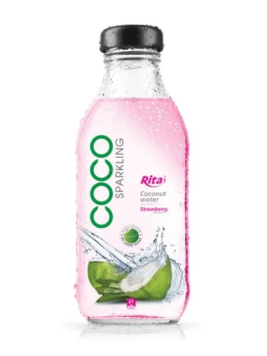 草莓味椰子苏打水