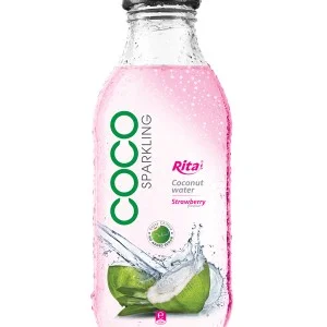草莓味椰子苏打水