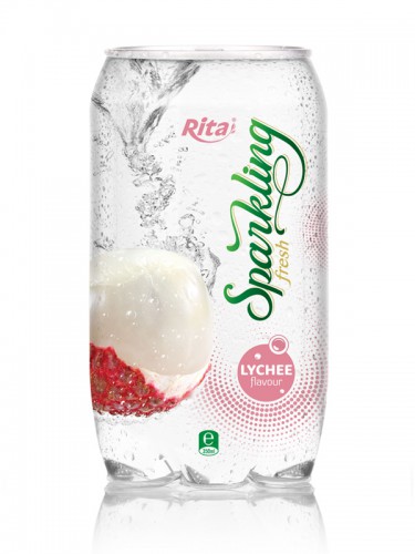 350ml Pet bottle Sparkling lychee juice drink 